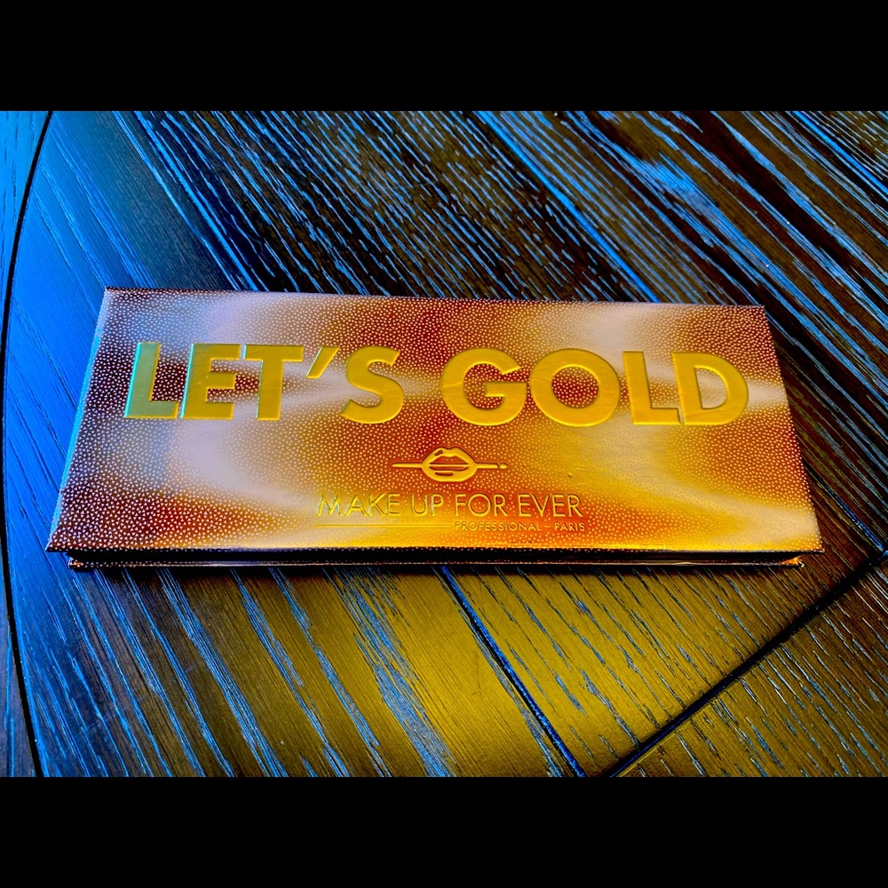 Makeup Forever eyeshadow palette; Let’s Gold